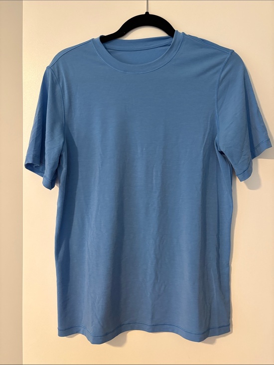 lululemon athletica Tops - Lululemon Jersey Training T-shirt - Pool Blue
